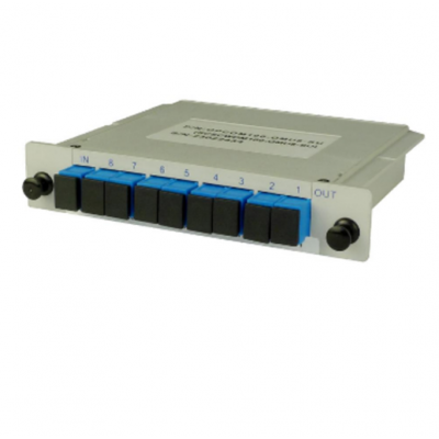 APC Fiber Optical 1x8  Multiplexer Demultiplexer  WDM Splitter