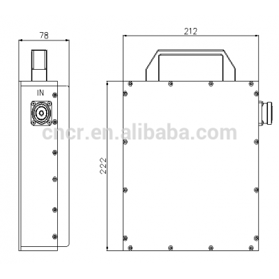 100-150W N Male 1700-2700MHz pim 150dB RF Termination/Dummy Load